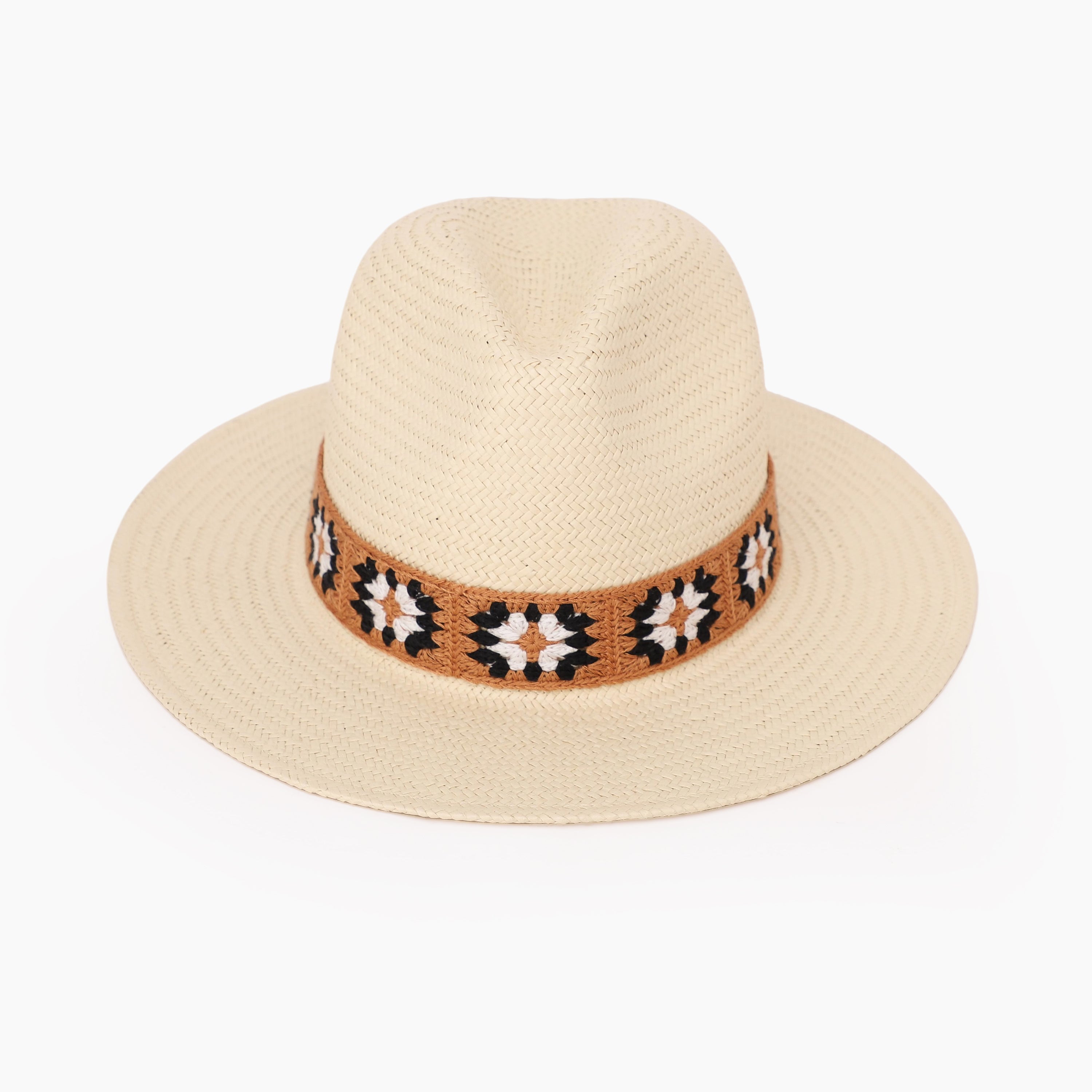 Wholesale Women's Paper Braid Fedora Hat with  Narrow Brim and UPF 50+ Sun Protection