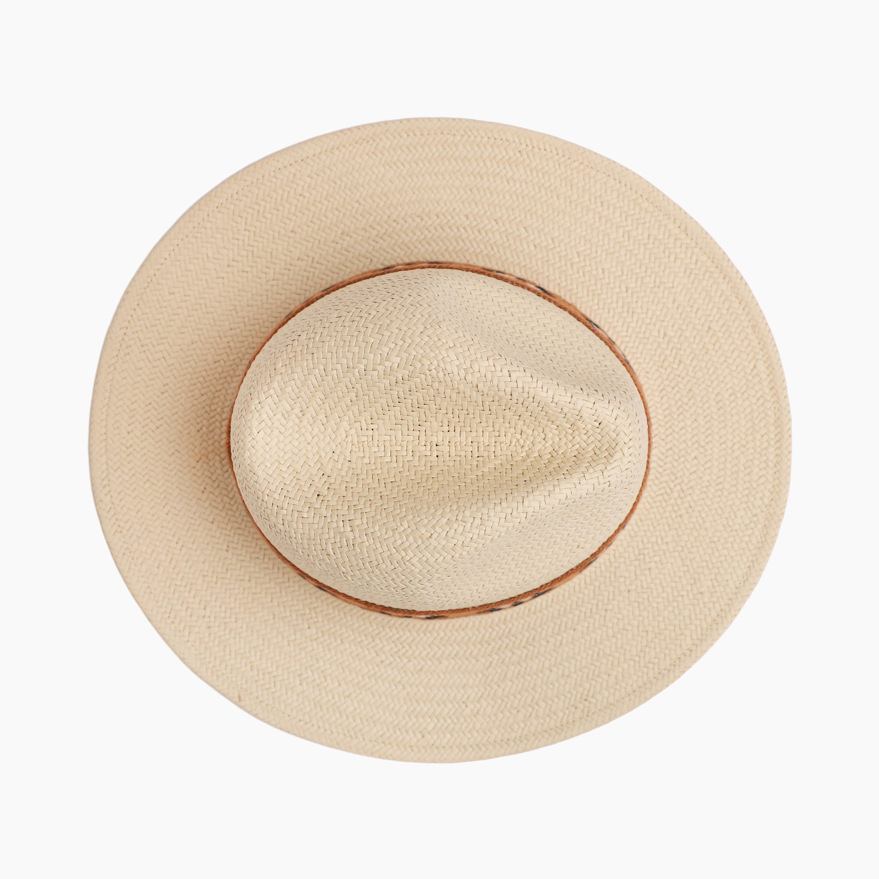 Wholesale Women's Paper Braid Fedora Hat with  Narrow Brim and UPF 50+ Sun Protection