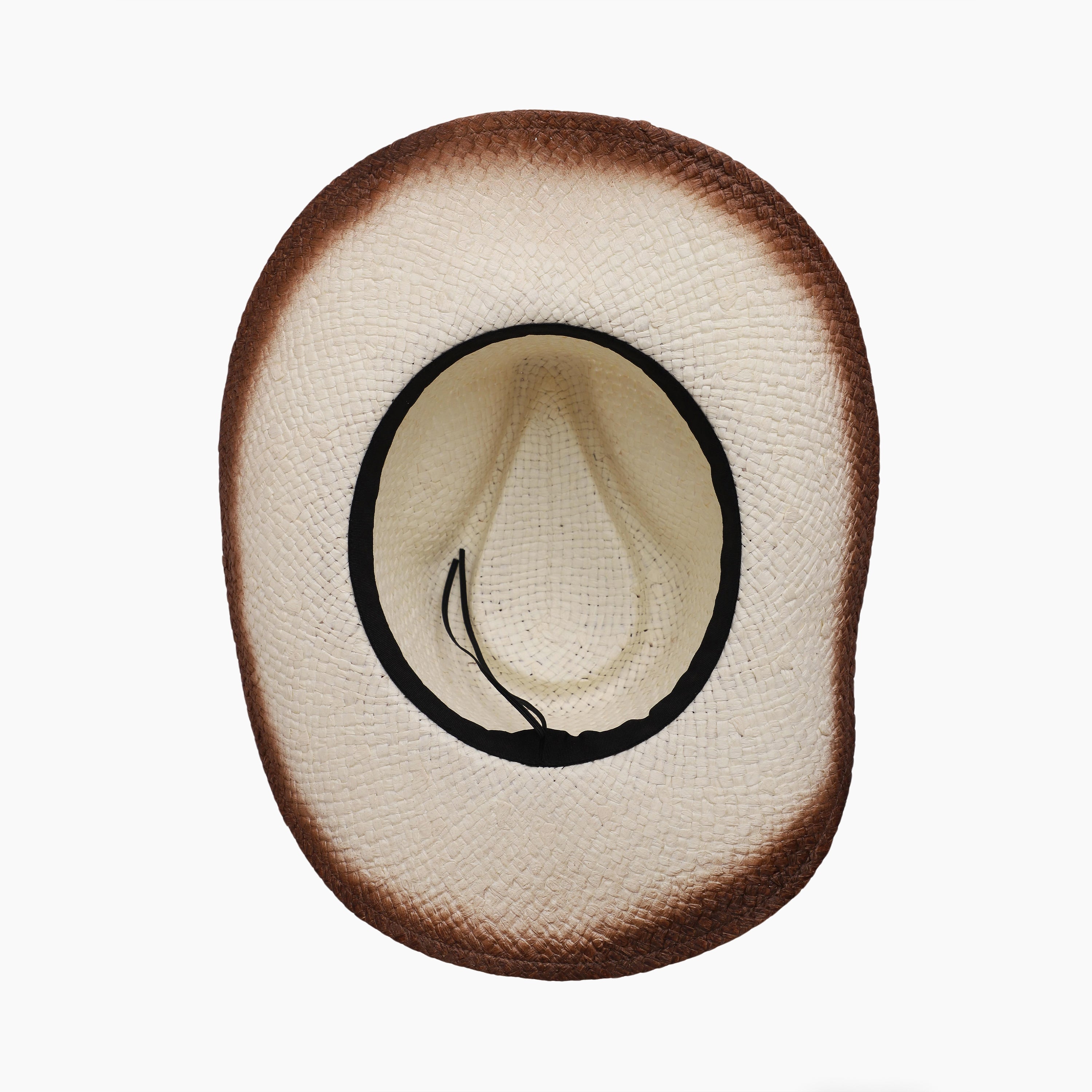 Wholesale Unisex Paper Straw Cowboy Hat with Upturned Brim and UPF 50+ Sun Protection