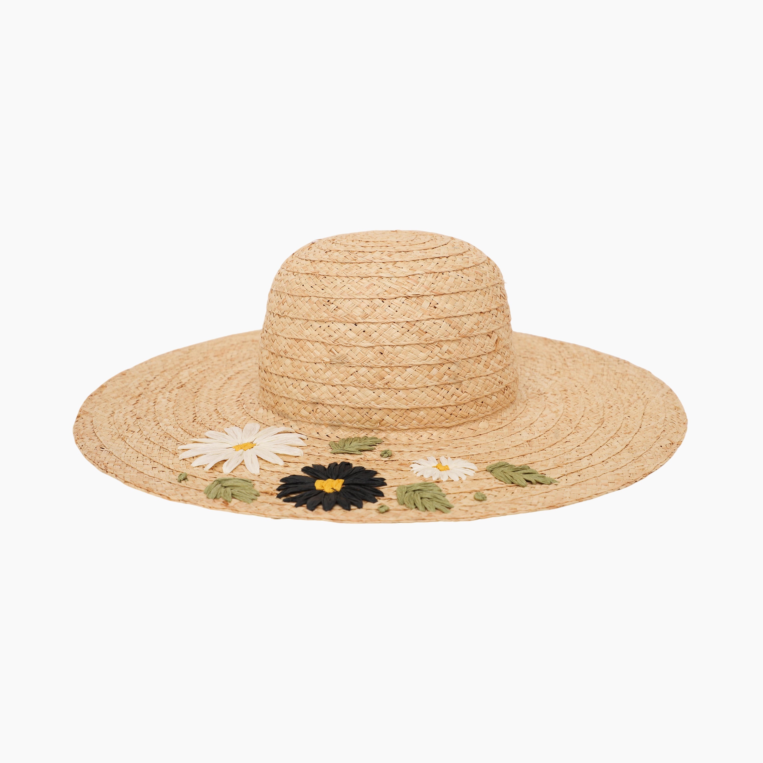Wholesale Women's Raffia Sun Hat with Wide Brim and UPF 50+ Sun Protection