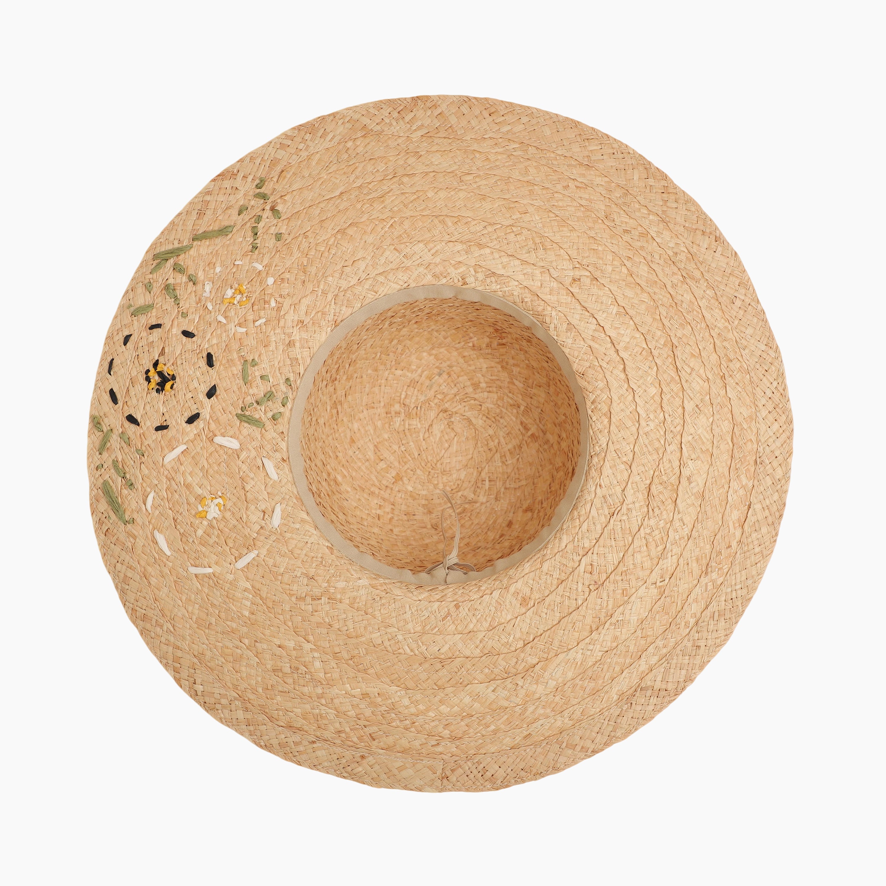 Wholesale Women's Raffia Sun Hat with Wide Brim and UPF 50+ Sun Protection