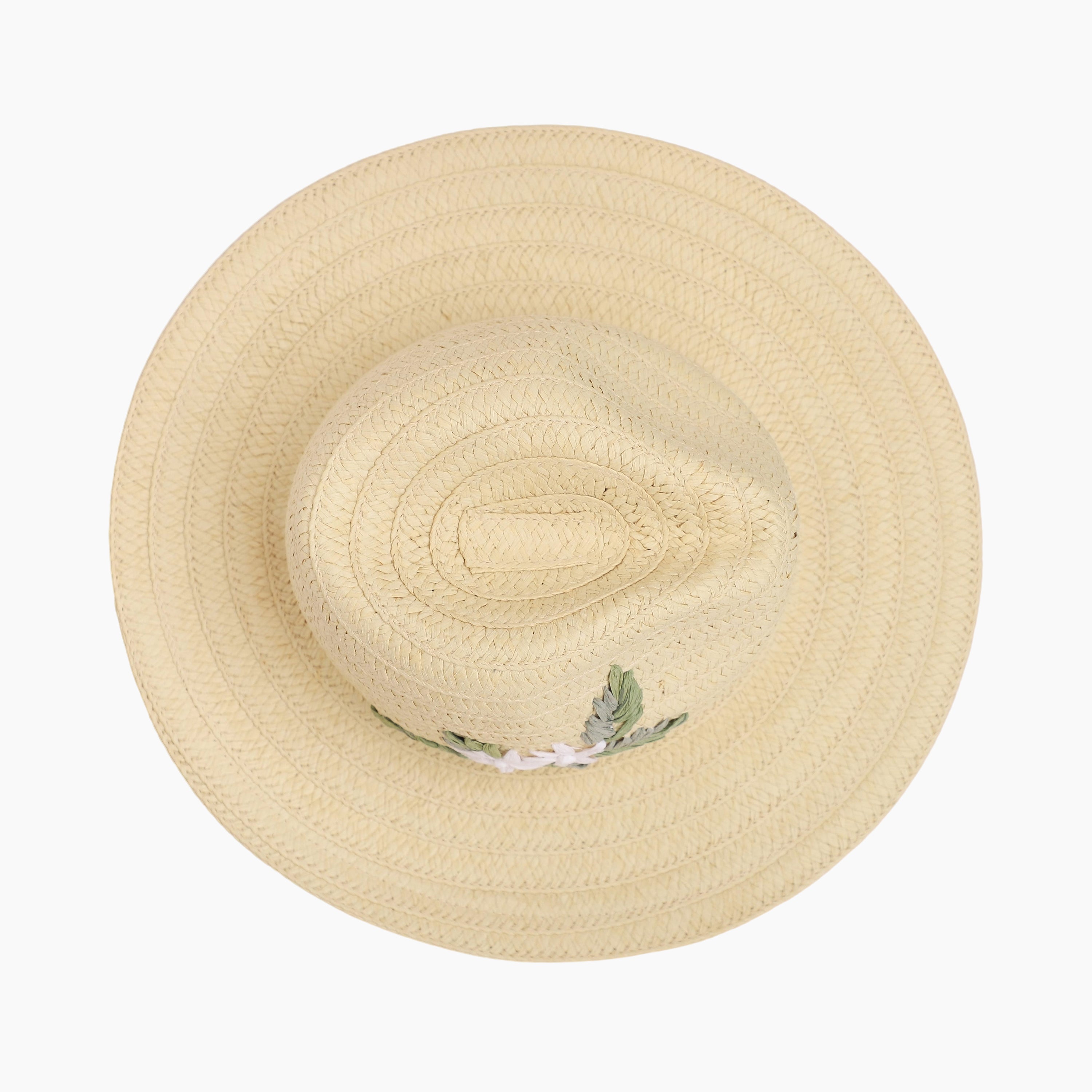 Wholesale Women's Paper Straw Fedora Hat with  Flat Brim and UPF 50+ Sun Protection