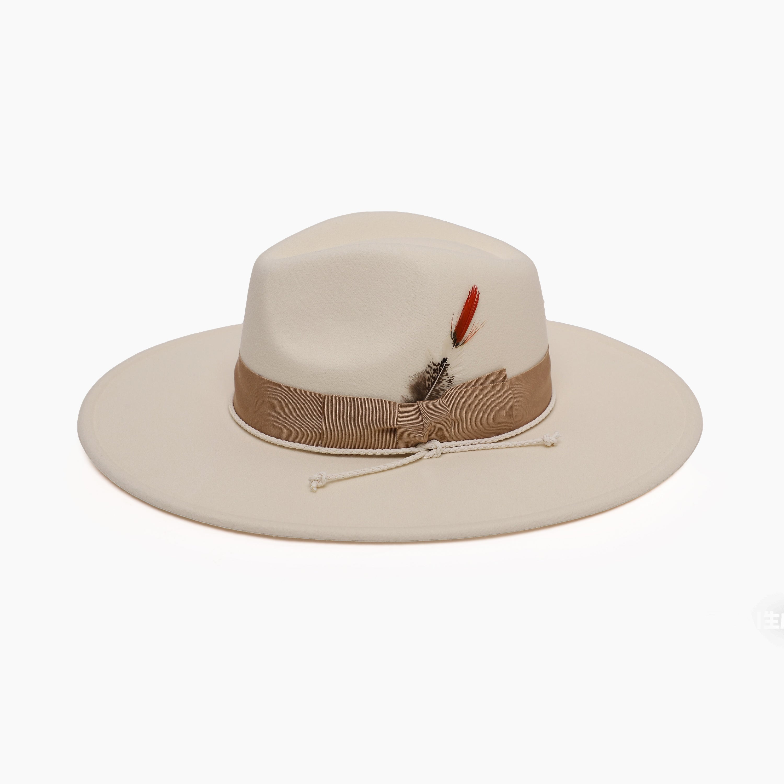 Wholesale Unisex Polyester Fedora Hat with  Flat Brim and UPF 50+ Sun Protection