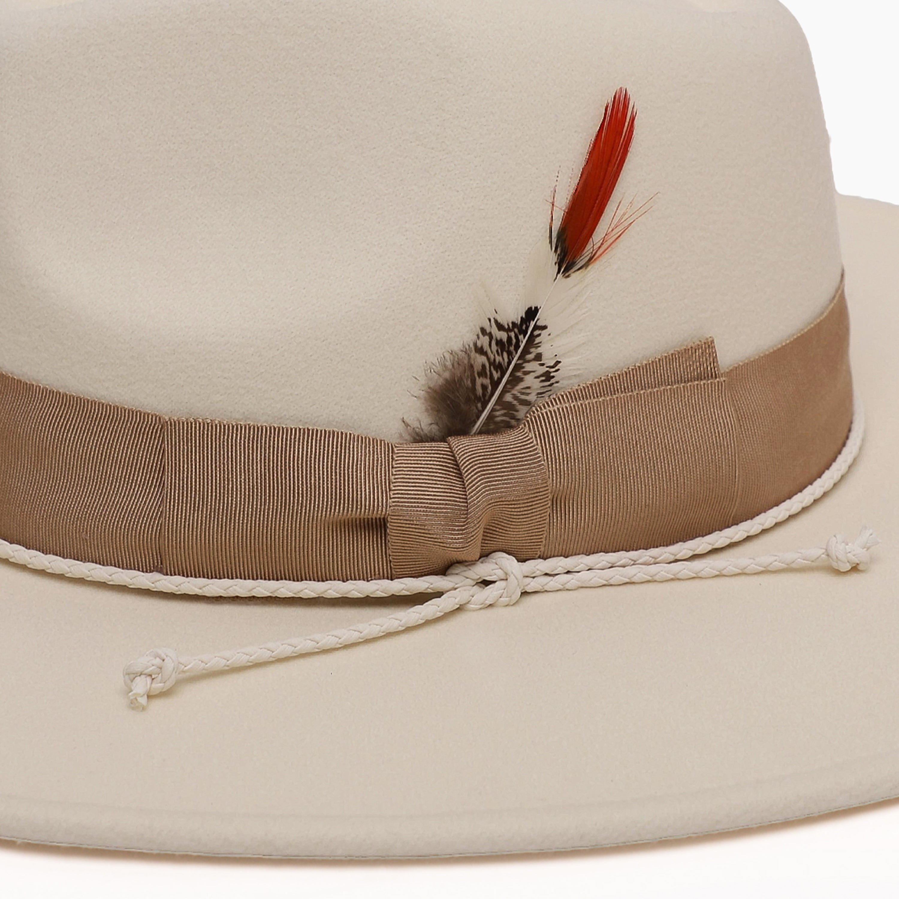 Wholesale Unisex Polyester Fedora Hat with  Flat Brim and UPF 50+ Sun Protection