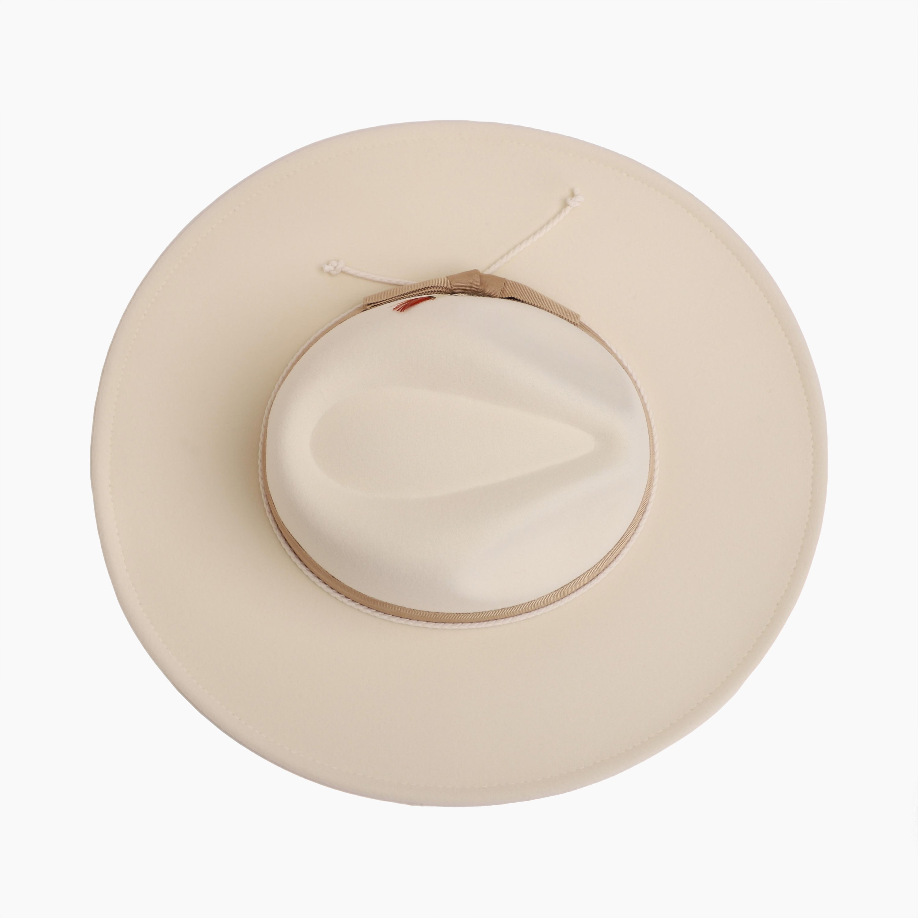 Wholesale Unisex Polyester Fedora Hat with  Flat Brim and UPF 50+ Sun Protection
