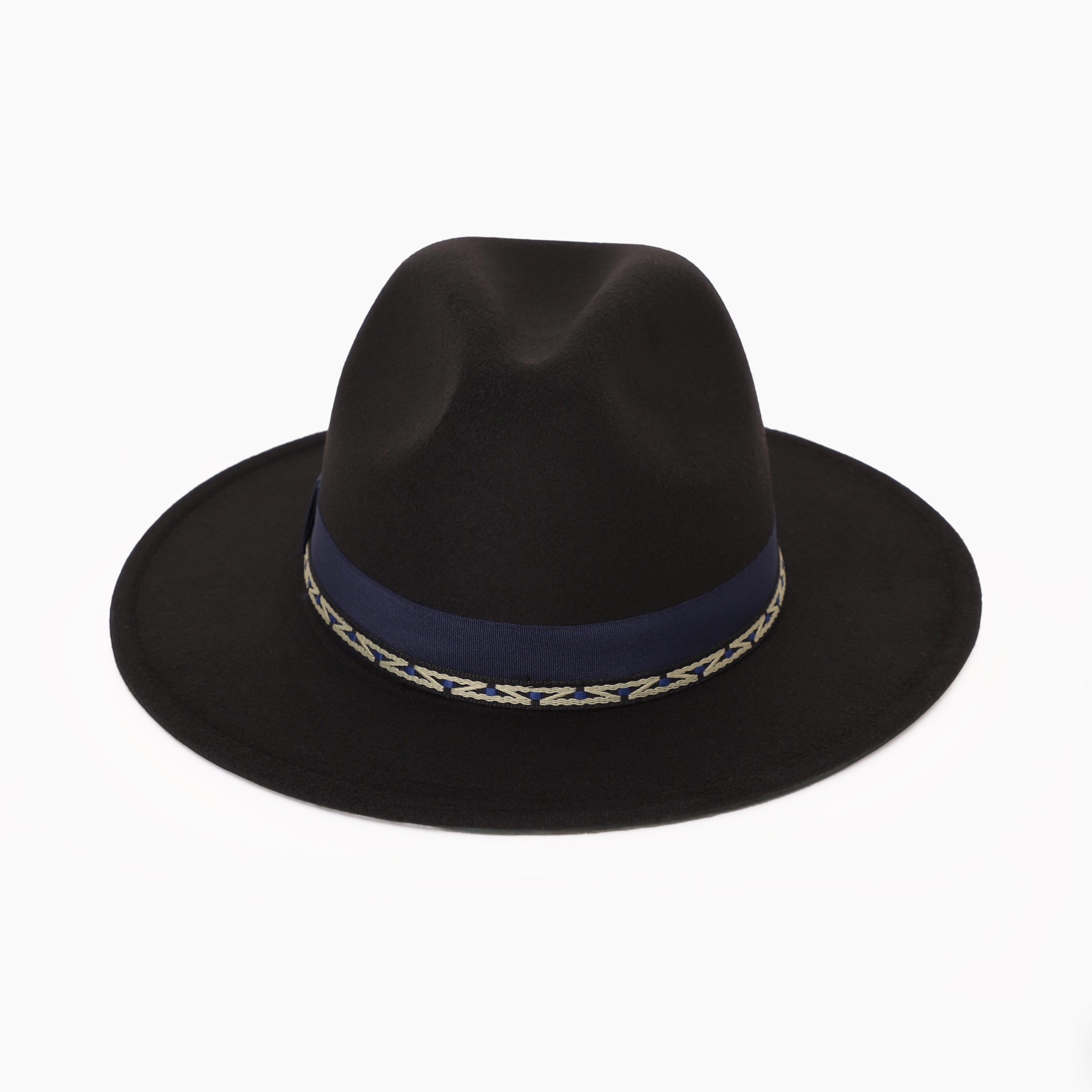 Wholesale Unisex Polyester Fedora Hat with  Flat Brim and UPF 50+ Sun Protection