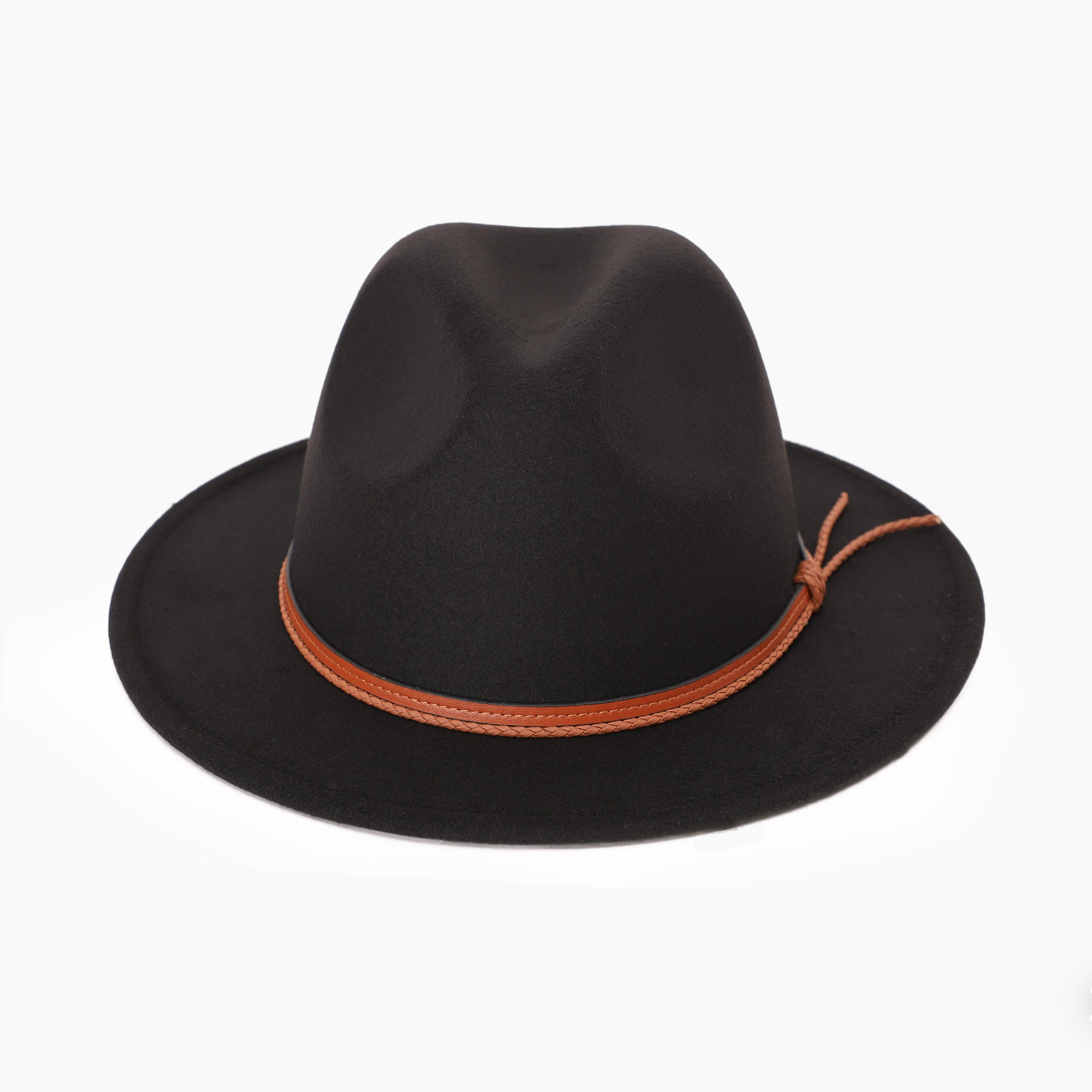 Wholesale Unisex Polyester Fedora Hat with  Flat Brim and UPF 50+ Sun Protection
