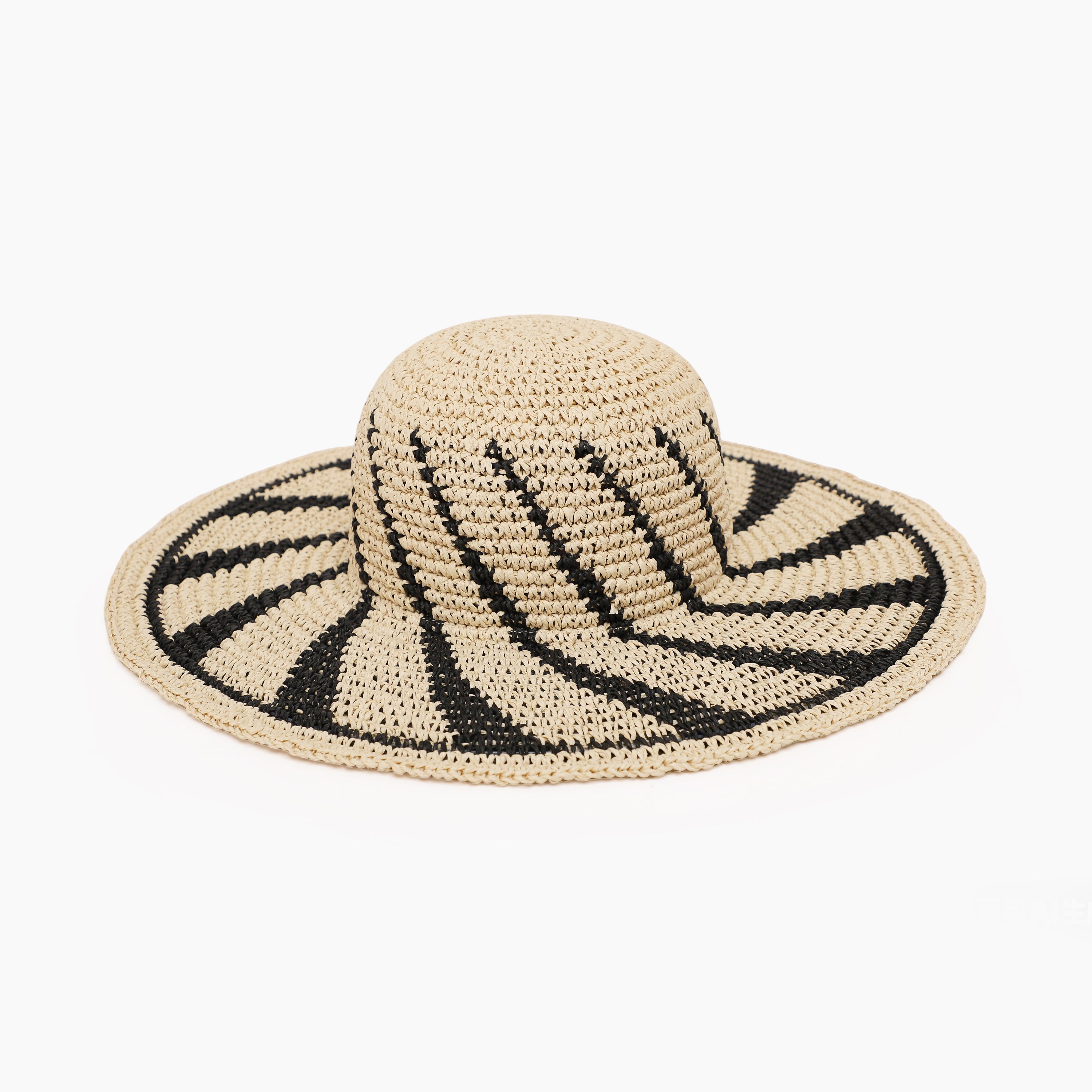 Wholesale Women's Paper Straw Sun Hat with Wide Brim and UPF 50+ Sun Protection