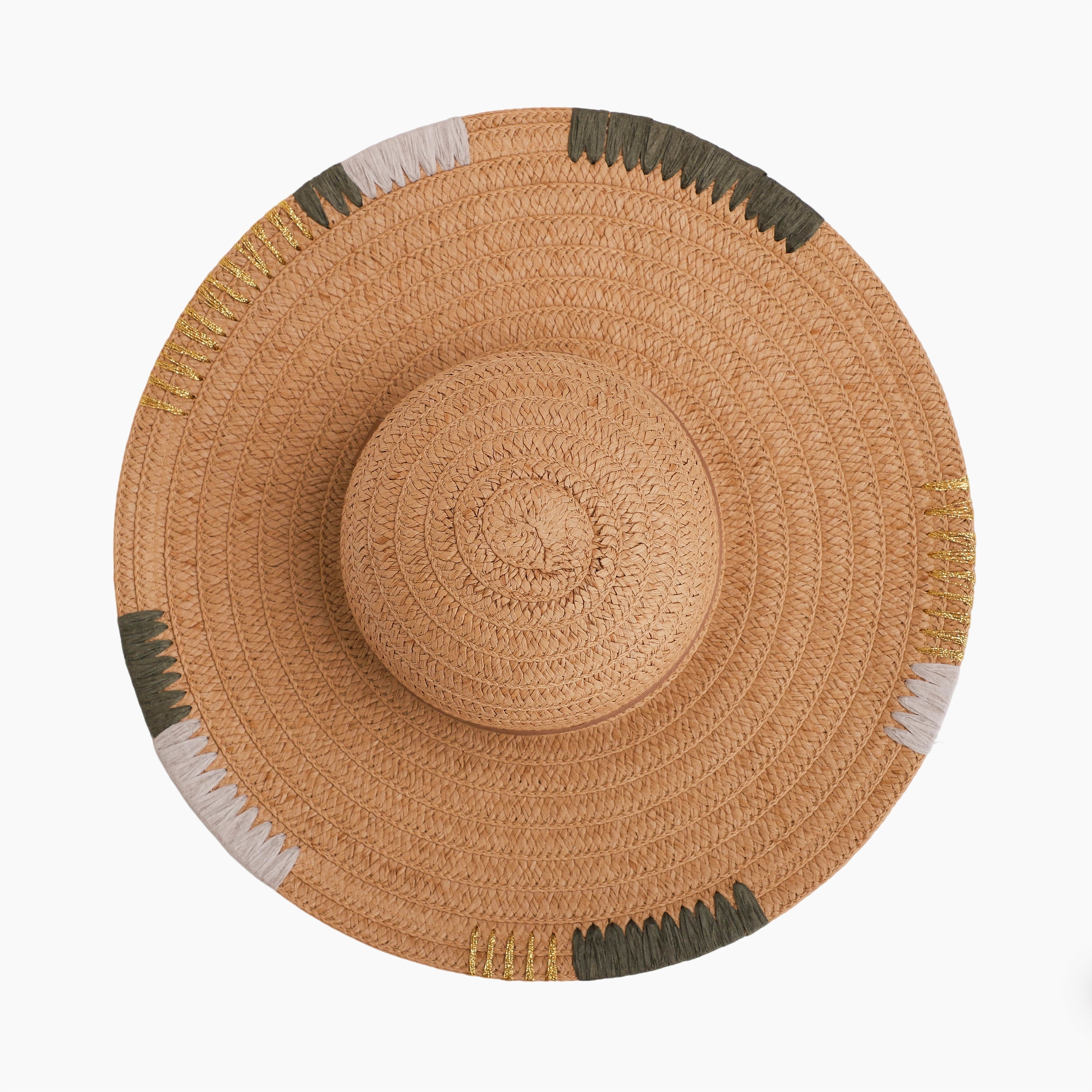 US Stock Wholesale Women's Paper Straw Sun Hat with Wide Brim and UPF 50+ Sun Protection