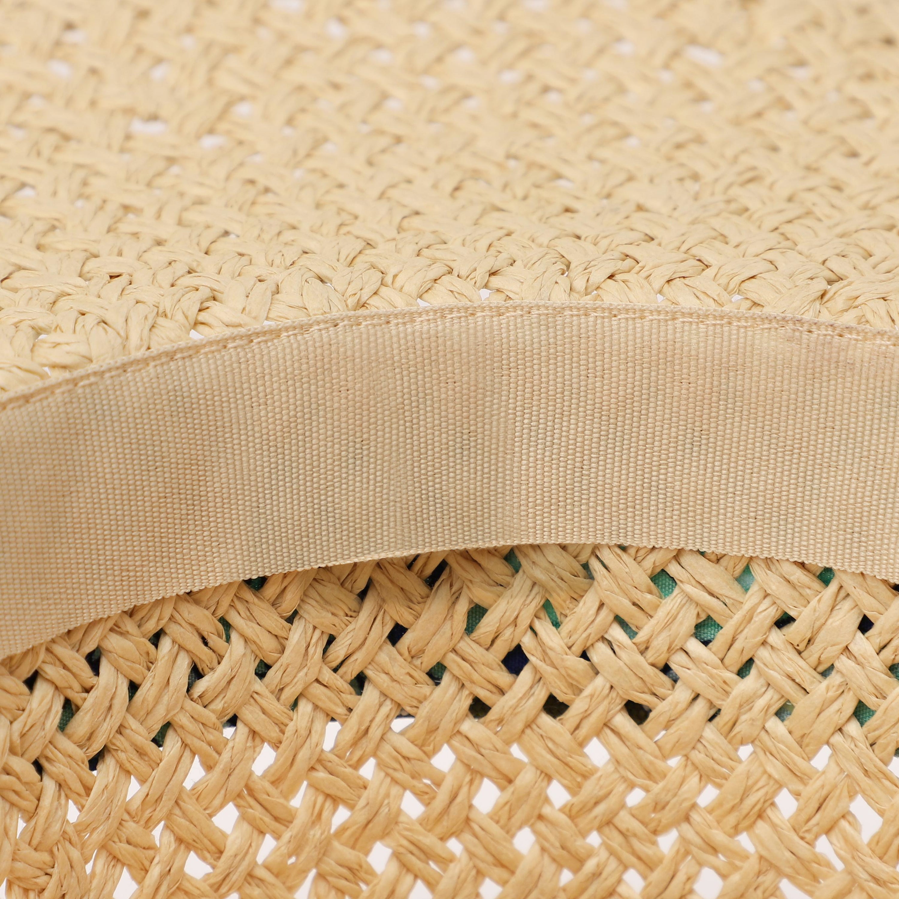 Wholesale Unisex Paper Straw Cowboy Hat with Upturned Brim and UPF 50+ Sun Protection