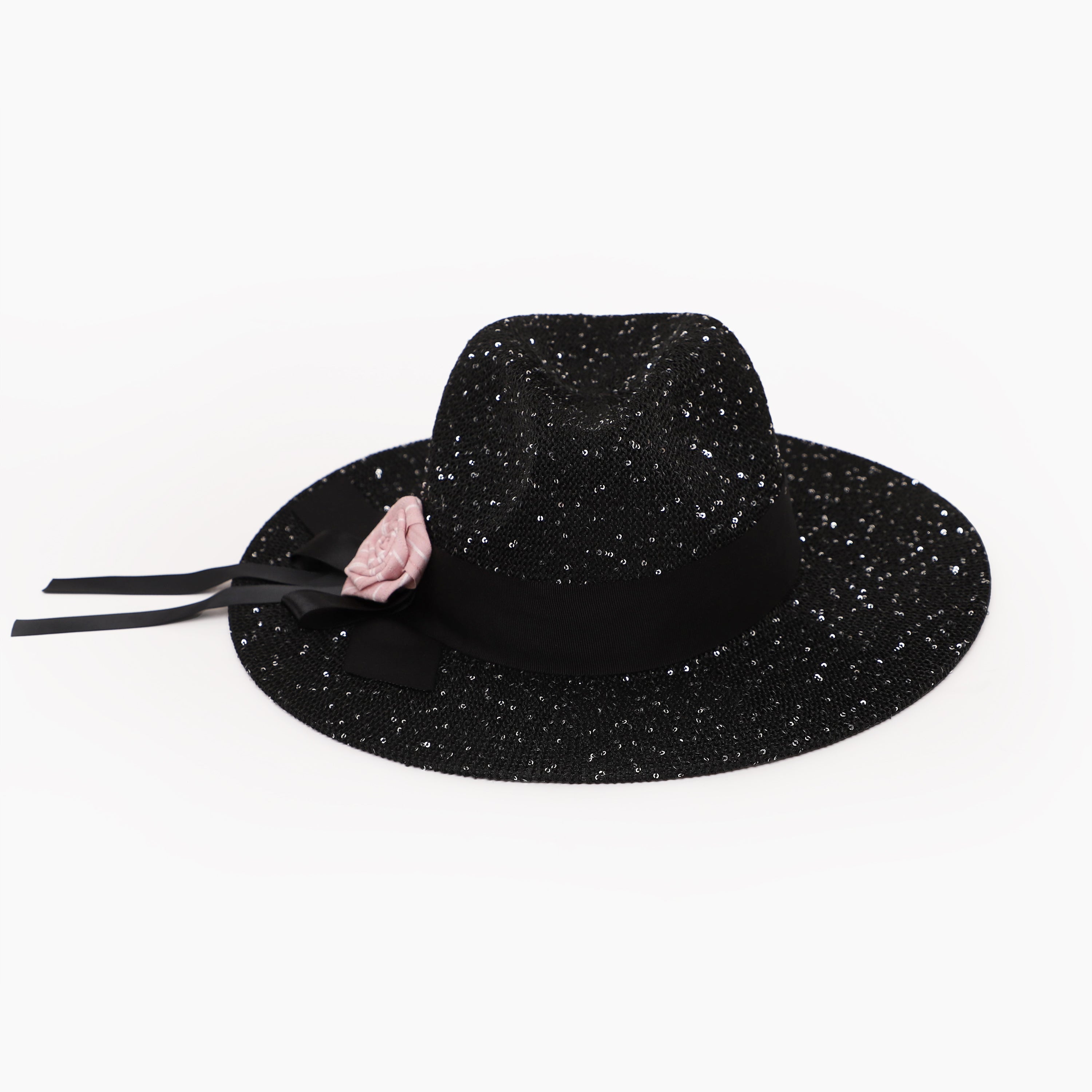 Wholesale Women's Polyester Fedora Hat with  Flat Brim and UPF 50+ Sun Protection
