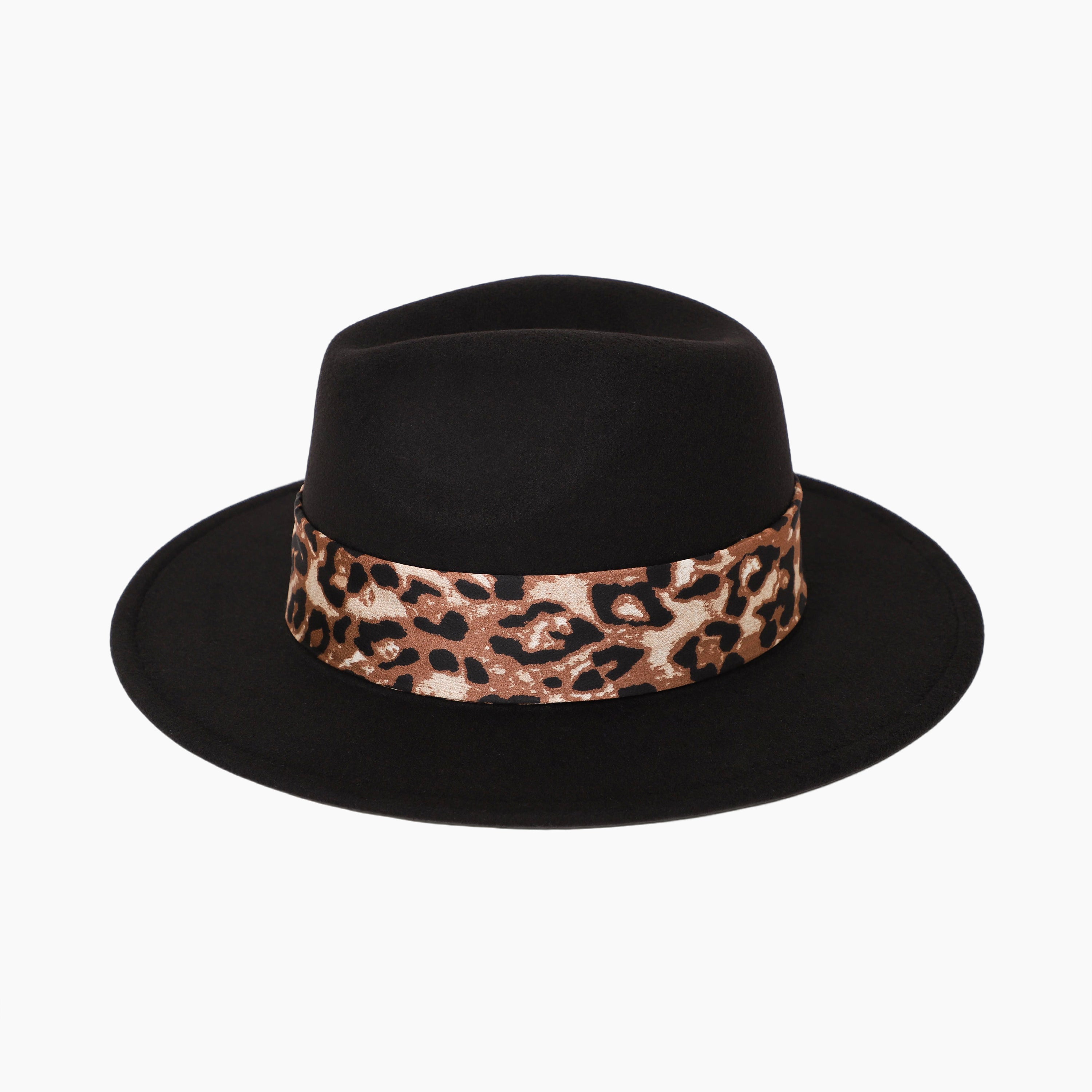 Wholesale Women's Polyester Fedora Hat with  Flat Brim and UPF 50+ Sun Protection