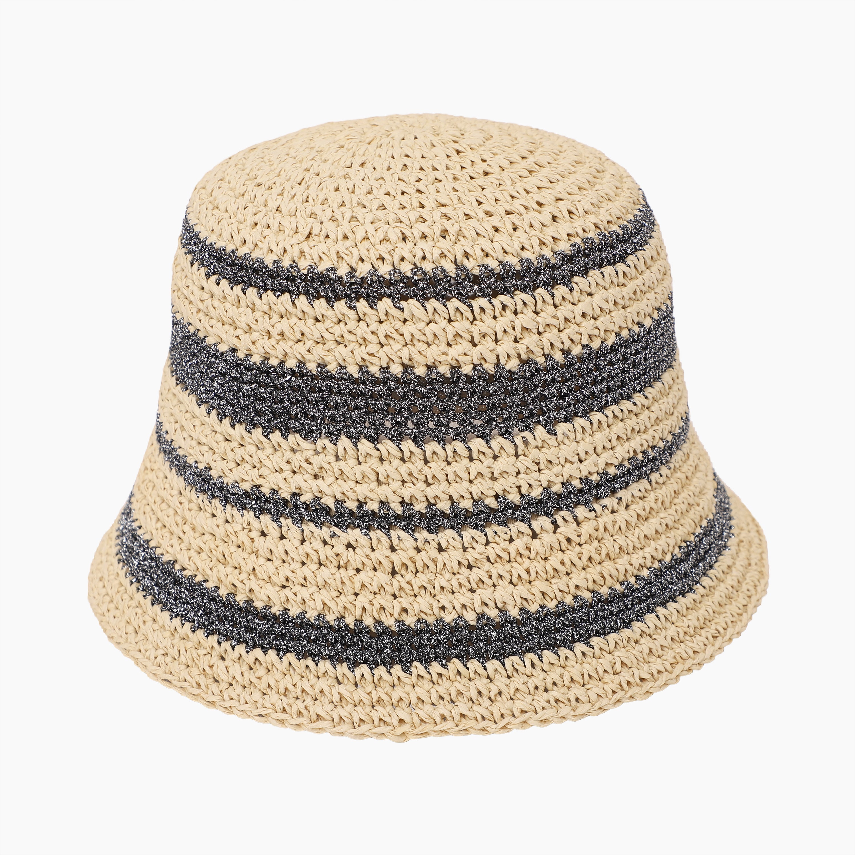 Wholesale Women's Paper Straw Sun Hat with Wide Brim and UPF 50+ Sun Protection