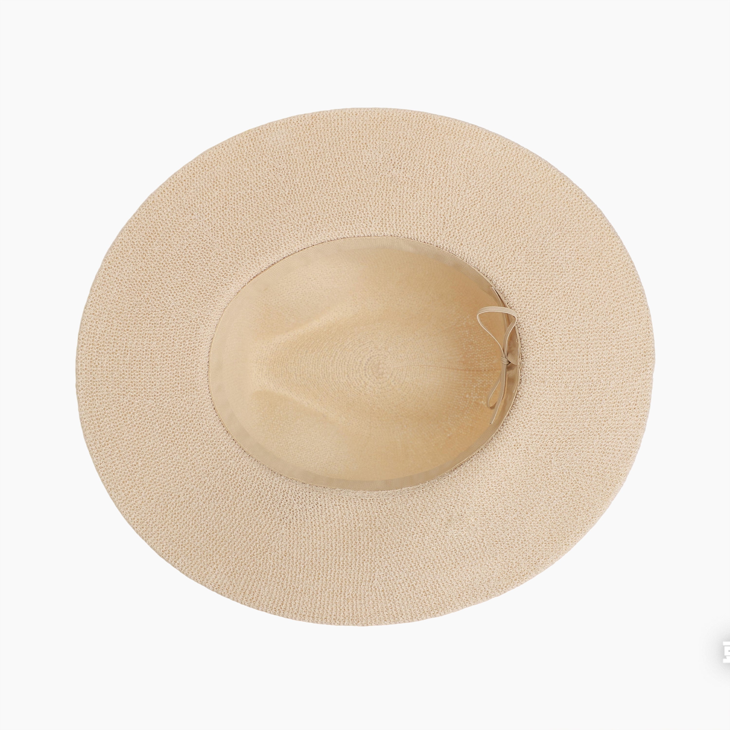 Wholesale Women's Polyester Fedora Hat with  Flat Brim and UPF 50+ Sun Protection