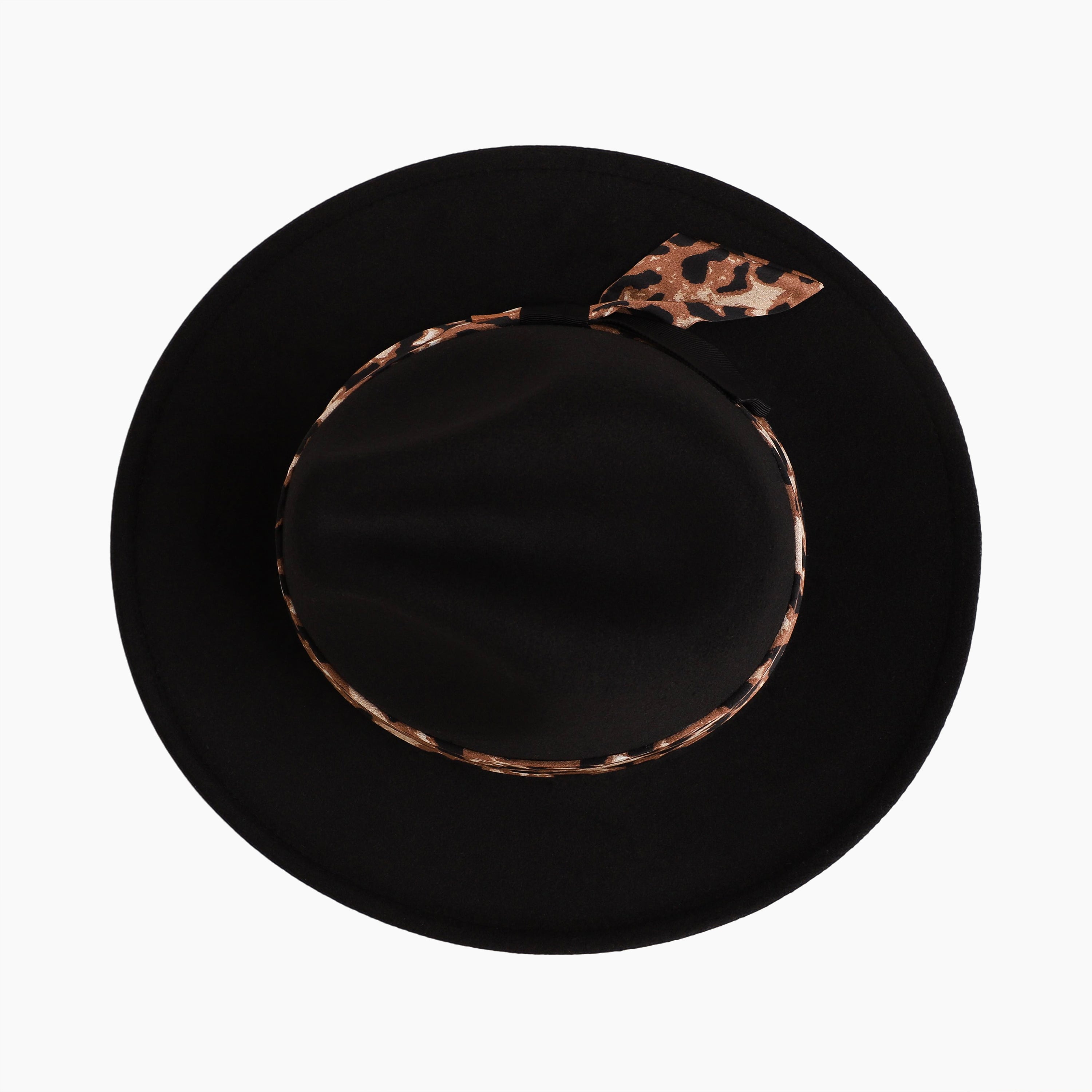 Wholesale Women's Polyester Fedora Hat with  Flat Brim and UPF 50+ Sun Protection