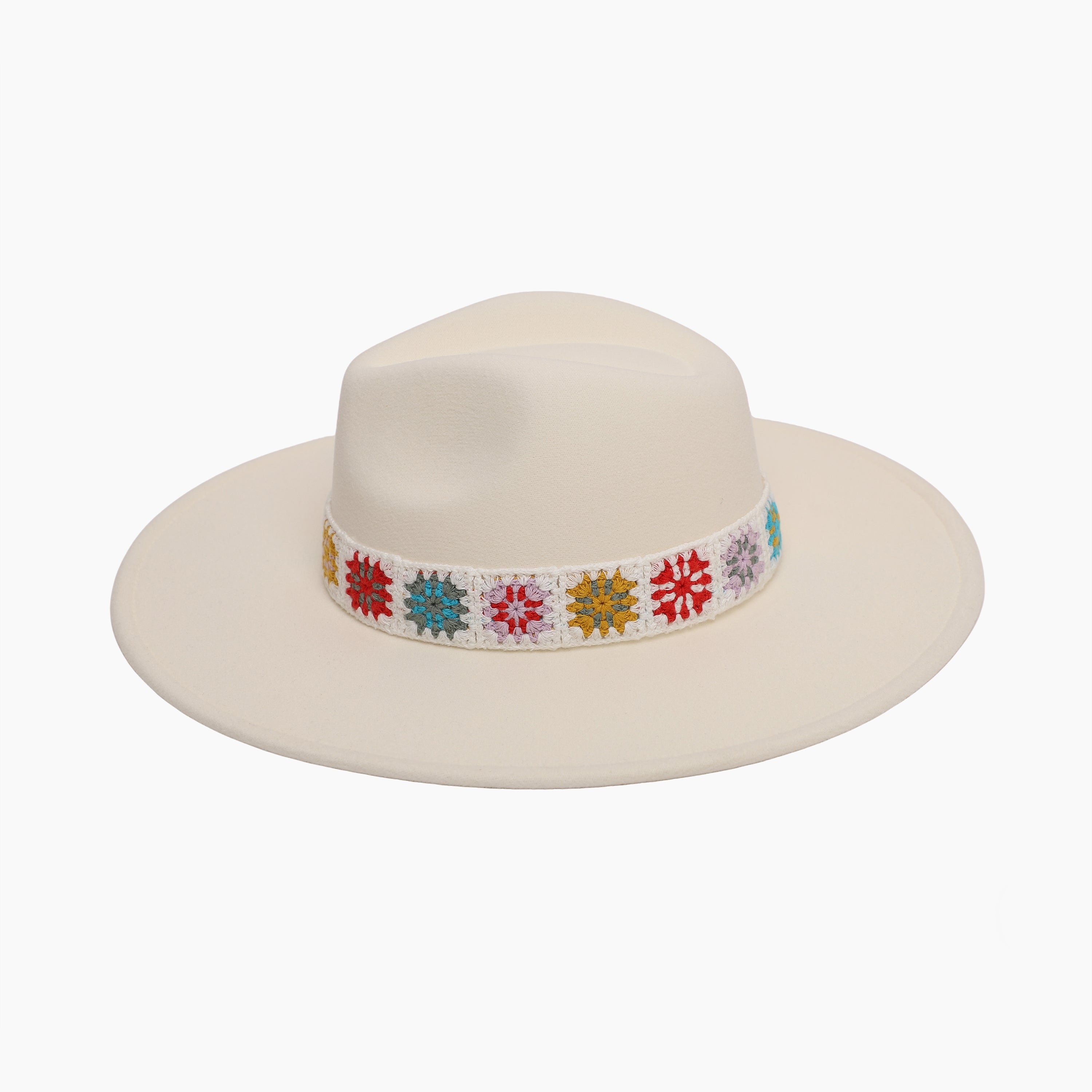 Wholesale Women's Polyester Fedora Hat with Wide Brim and UPF 50+ Sun Protection