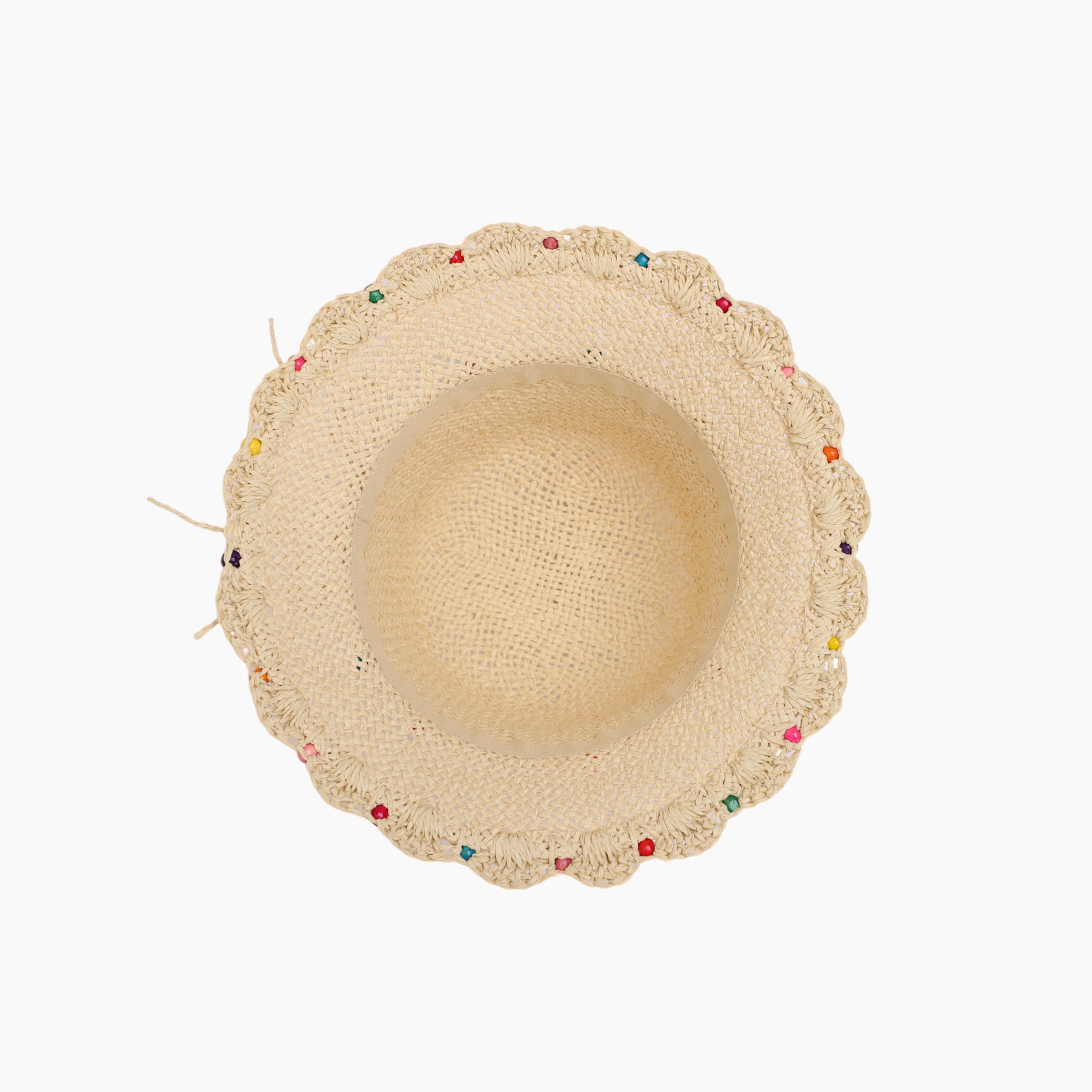 Wholesale Children's Paper Straw Bucket Hat for Ages 2-6 with UPF 50+ Sun Protection