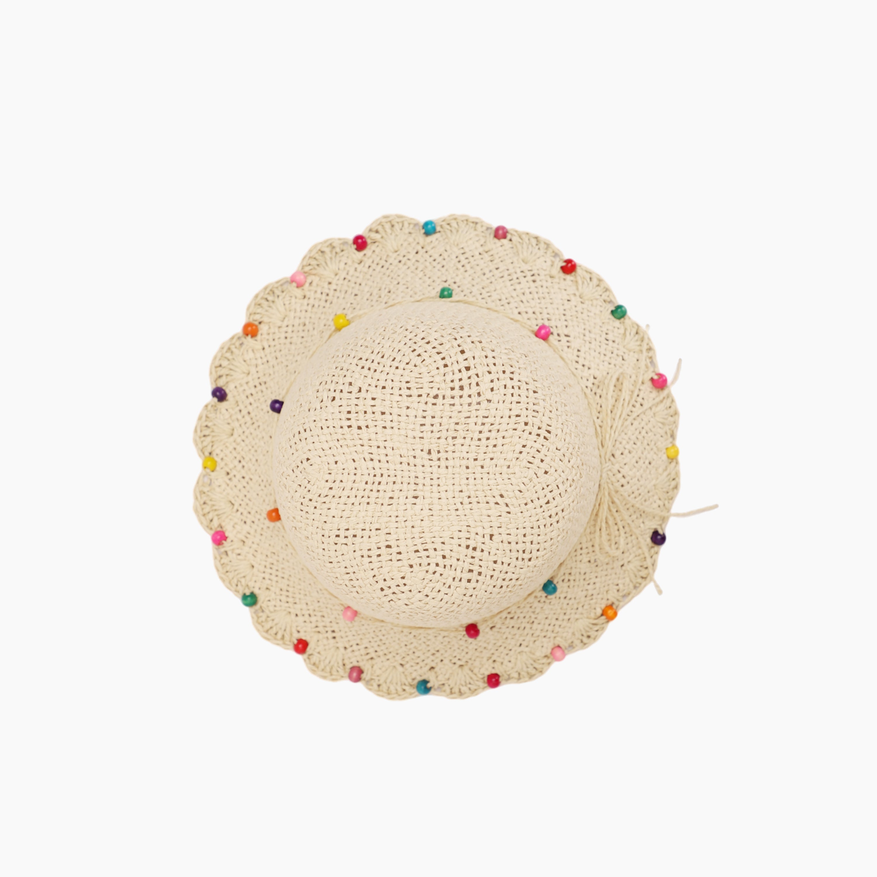 Wholesale Children's Paper Straw Bucket Hat for Ages 2-6 with UPF 50+ Sun Protection
