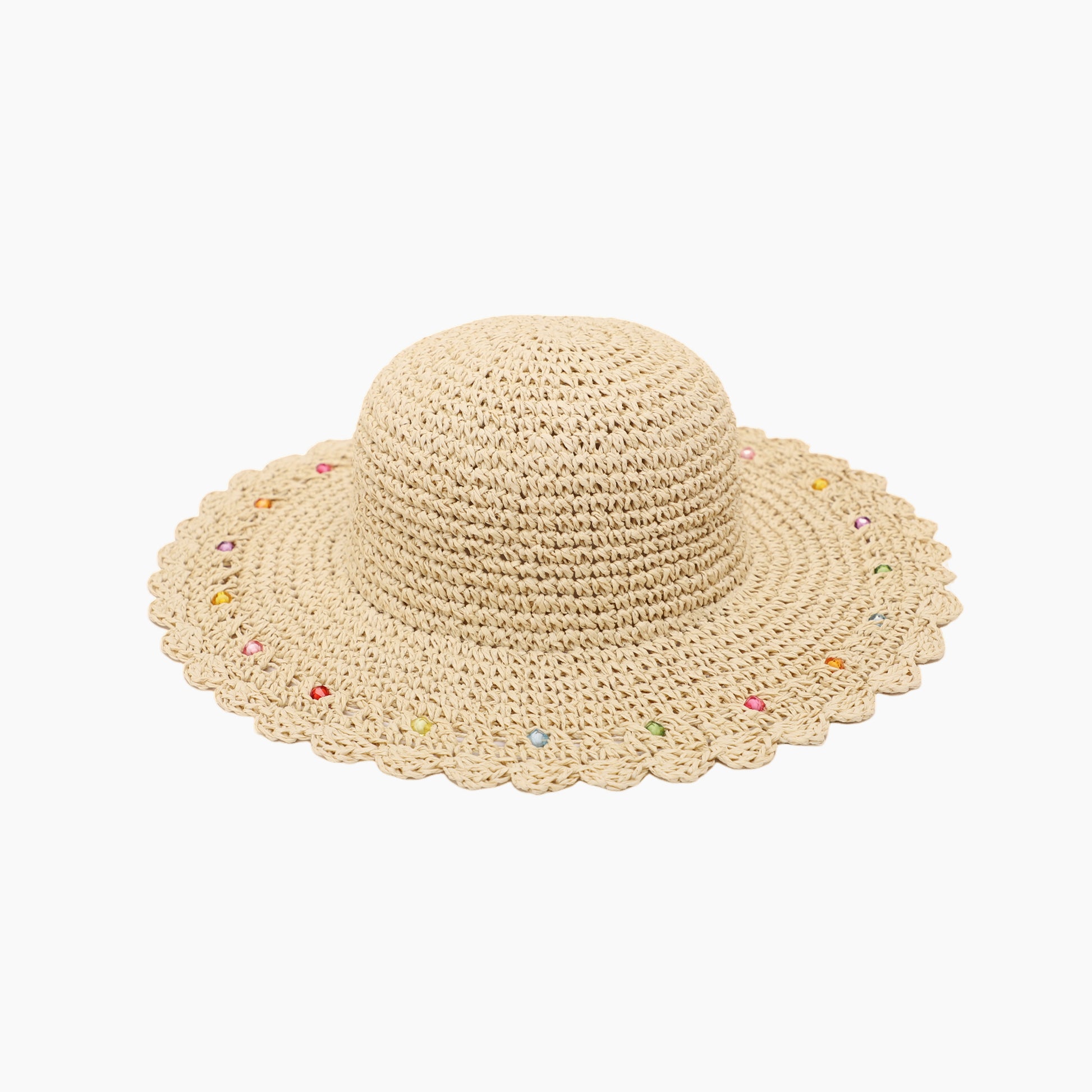 paper straw sun hats & beach visors