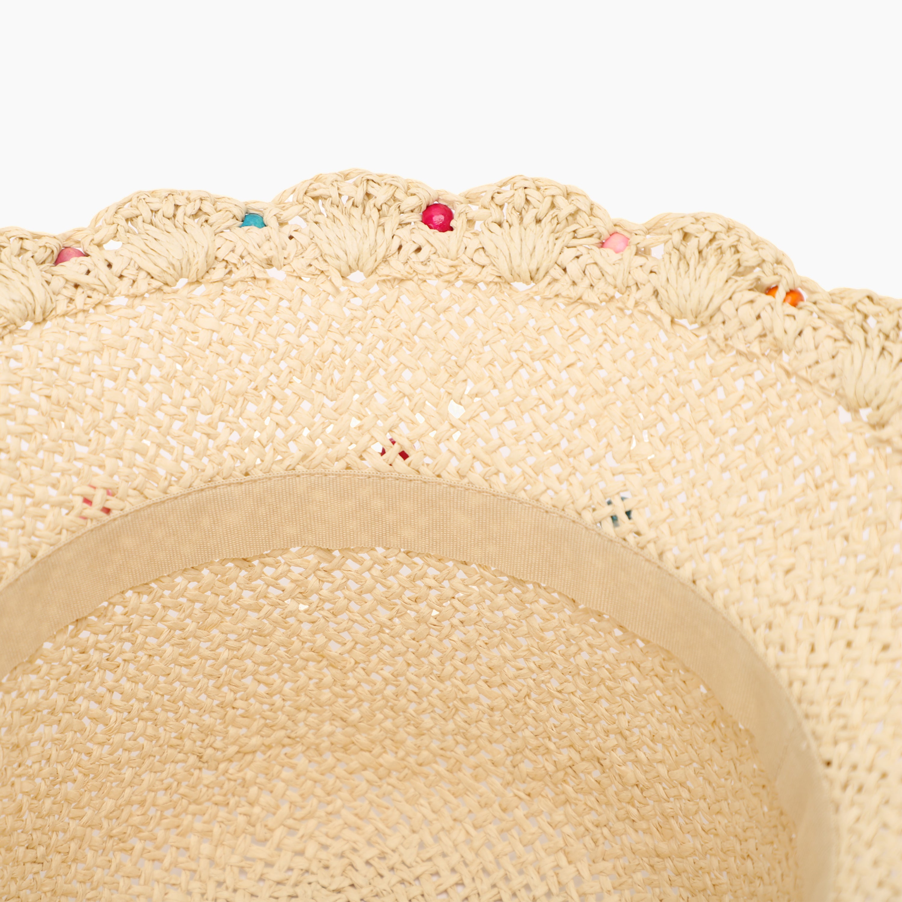 Wholesale Children's Paper Straw Sun Hat for Ages 2-6 with UPF 50+ Sun Protection