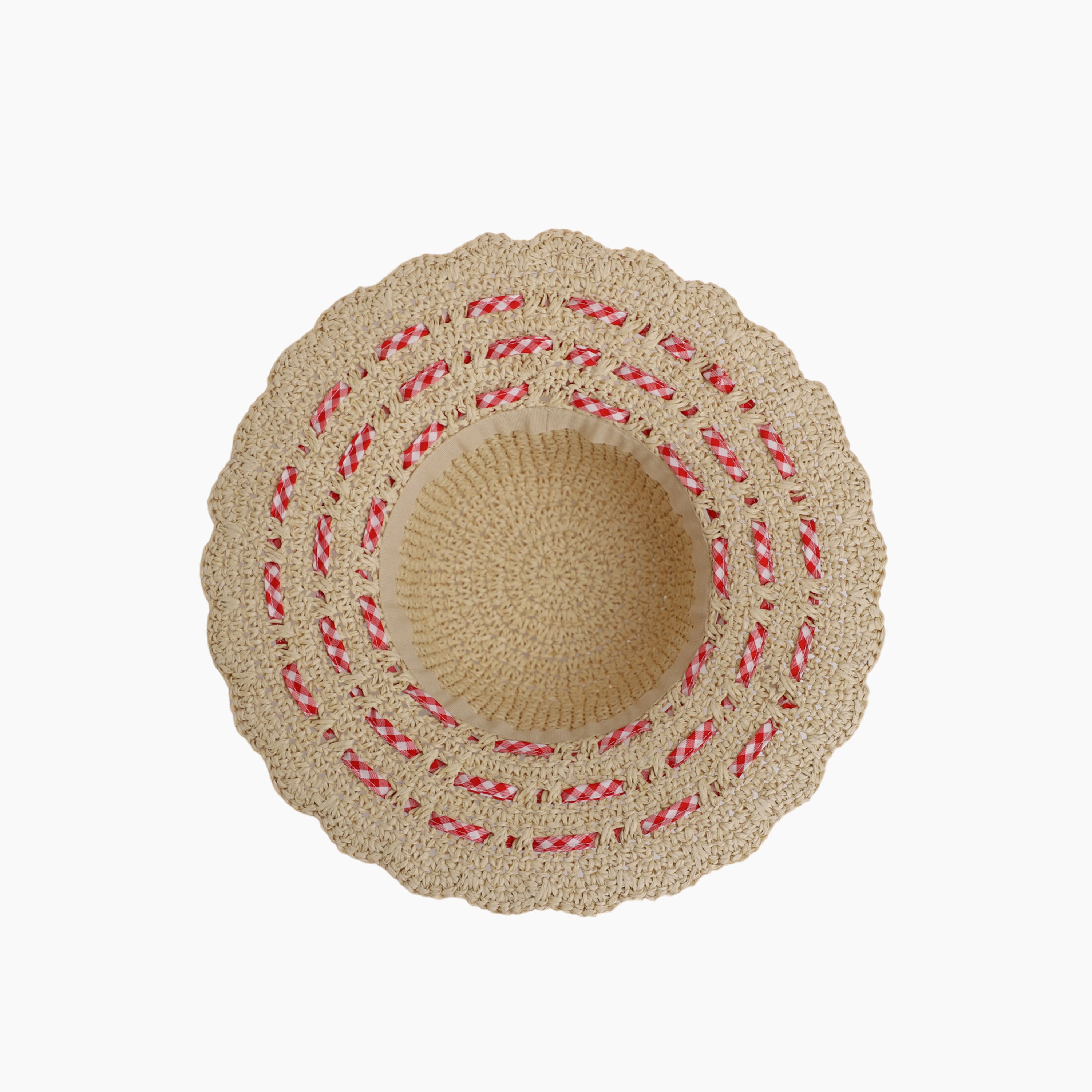 Wholesale Children's Paper Straw Sun Hat for Ages 2-6 with UPF 50+ Sun Protection