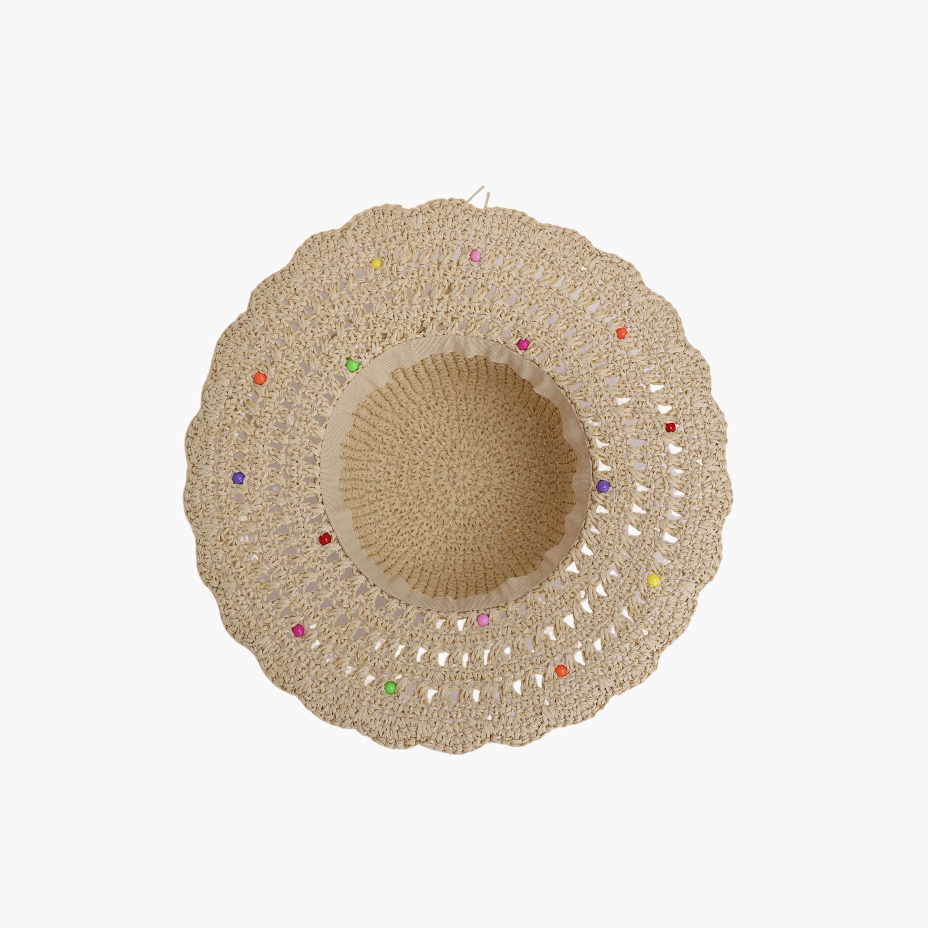 Wholesale Children's Paper Straw Sun Hat for Ages 2-6 with UPF 50+ Sun Protection