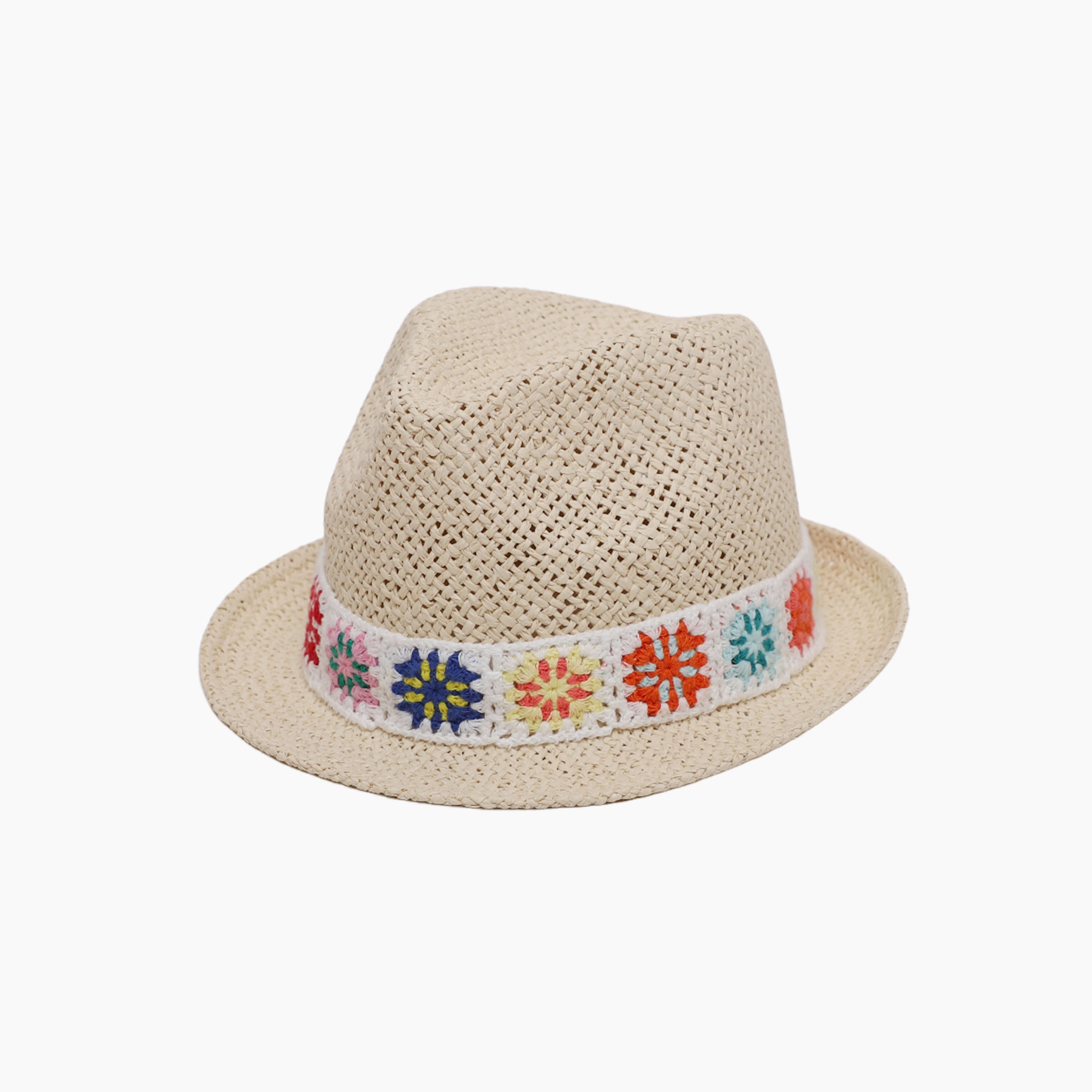 Wholesale Children's Paper Straw Sun Hat for Ages 2-6 with UPF 50+ Sun Protection